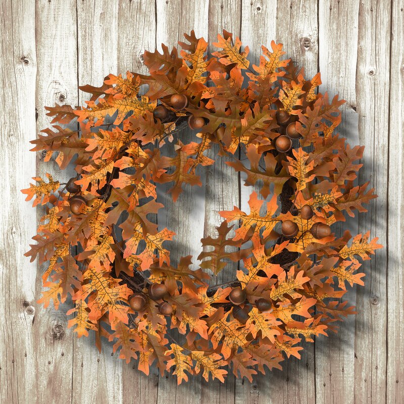 The Holiday Aisle® Harvest Oak Leaves and Acorns 24